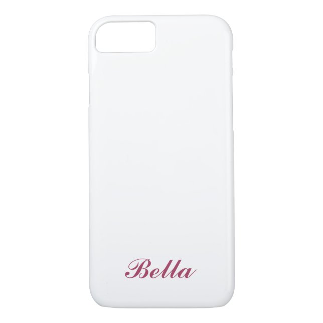 Coques Case-Mate iPhone Rose Gold & Transparent Personnalisé iPhone 7 Coqu (Dos)