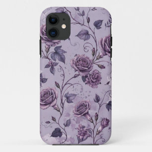 Case-Mate iPhone Case Rose Lavande Poussiéreuse Teintes Rêveuses Florale