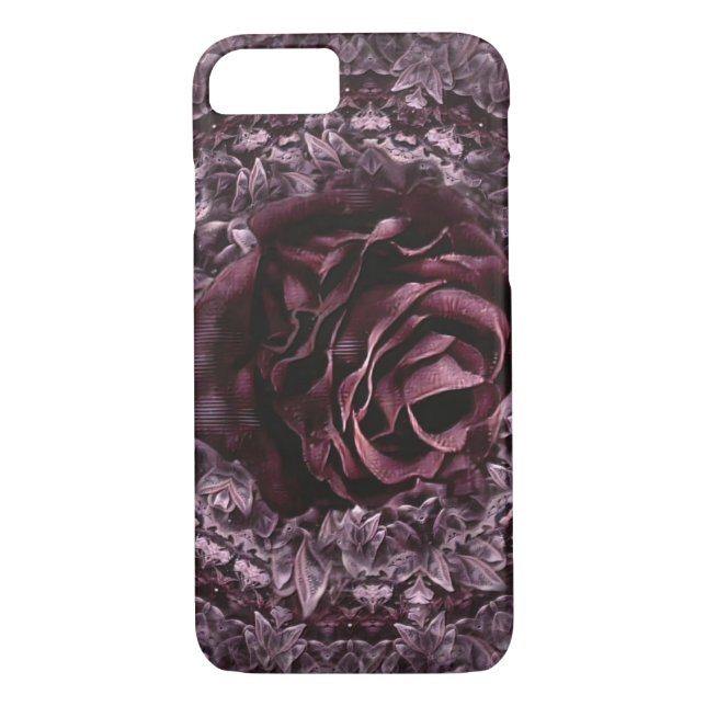 Coques Case-Mate iPhone Rose Mandala (Dos)