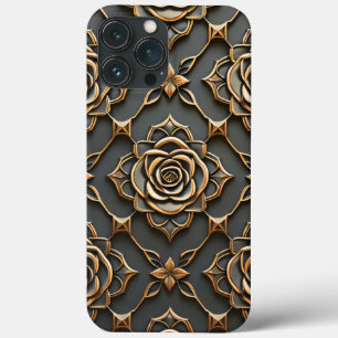 Case-Mate iPhone Case Rose métallique rustique