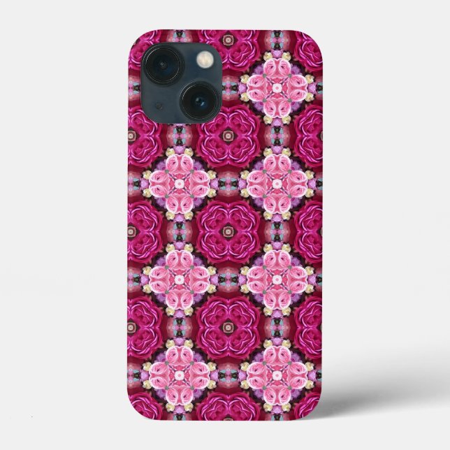 Coques Case-Mate iPhone Rose motif rose d'été (Verso)