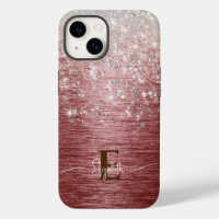 Rose or brossé métal brossé Parties scintillant ar