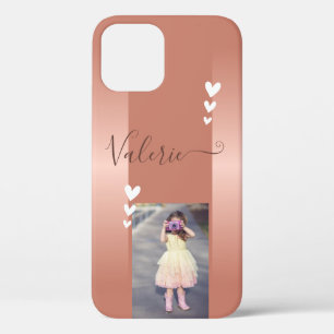 Case-Mate iPhone Case Rose or Vintage rose rose Modèle photo