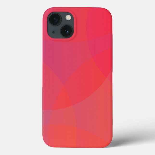 Coques Case-Mate iPhone rose, orange, moderne, simple, cool, art tendance (Verso)