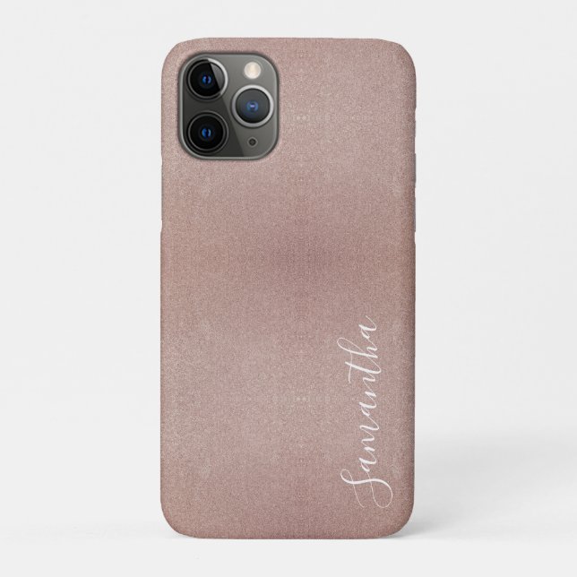 Coques Case-Mate iPhone Rose Parties scintillant or Metallic Joli Fille Sp (Dos)