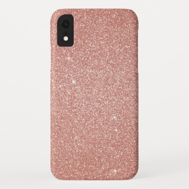 Coques Case-Mate iPhone Rose Rose Parties scintillant or et Sparkle Bling (Dos)