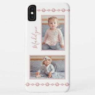 Case-Mate iPhone Case Rose rose Rhinestone Nom Photo