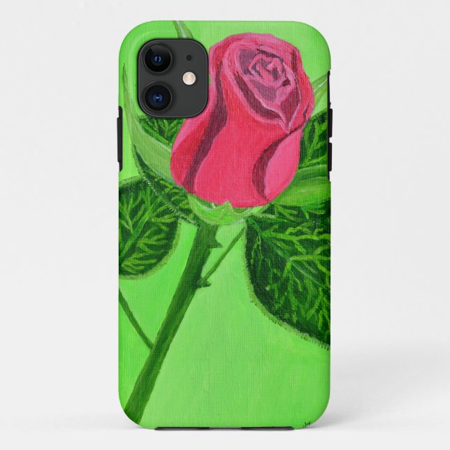 Coques Case-Mate iPhone Rose rouge (Dos)