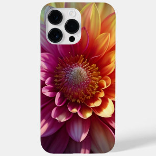 Coque Pour Pour iPhone 14 Pro Max Rose Rouge Orange Jaune Violet Dahlia Fleur