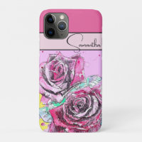 Rose Rouge rose Aquarelle Rose Fleur Phone