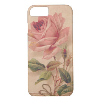 Coque iPhone 8/7 Rose victorien français de rose