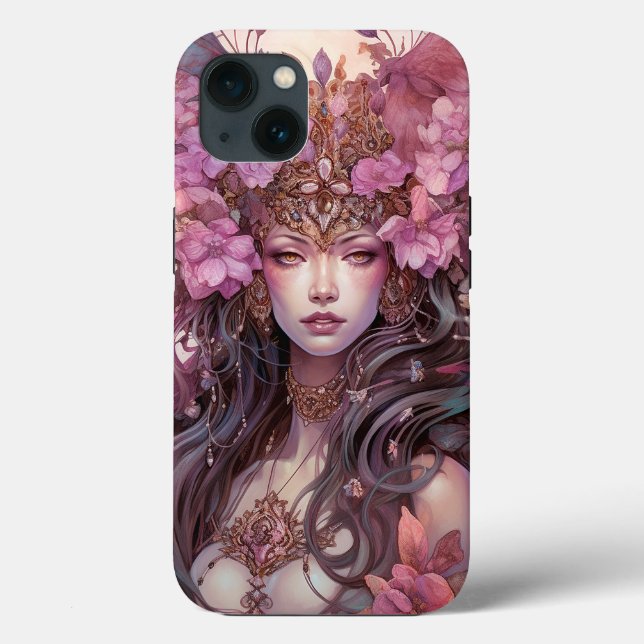 Coques Case-Mate iPhone Rose violet Fairy Queen Imaginaire Art (Verso)