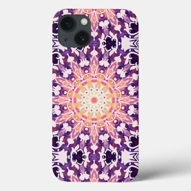 Coques Case-Mate iPhone Rose violet orange Bluebell Sunshine Kaleidoscope (Verso)