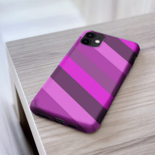 Case-Mate iPhone Case rose violet rayures monochrome motif esthétique