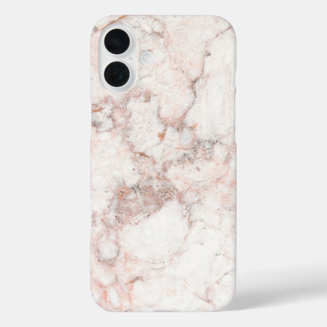Coques Case-Mate iPhone Rose White Marble (Verso)