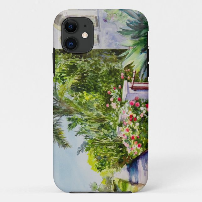 Coques Case-Mate iPhone Roseraie de canal (Dos)