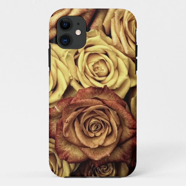Coques Case-Mate iPhone Roses antiques (Dos)
