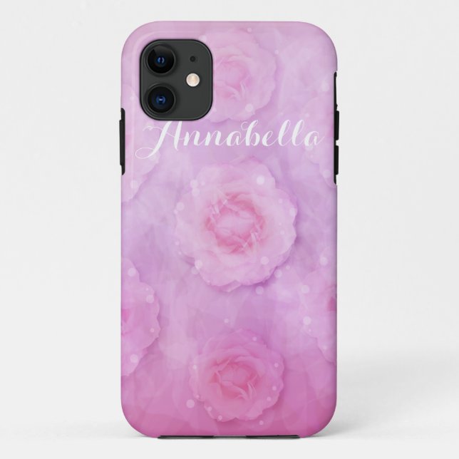 Coques Case-Mate iPhone Roses aquarelle (Dos)