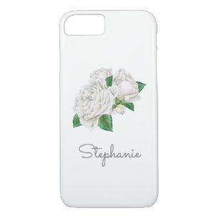 Coque Case-Mate Pour iPhone Roses blanches Jolie aquarelle