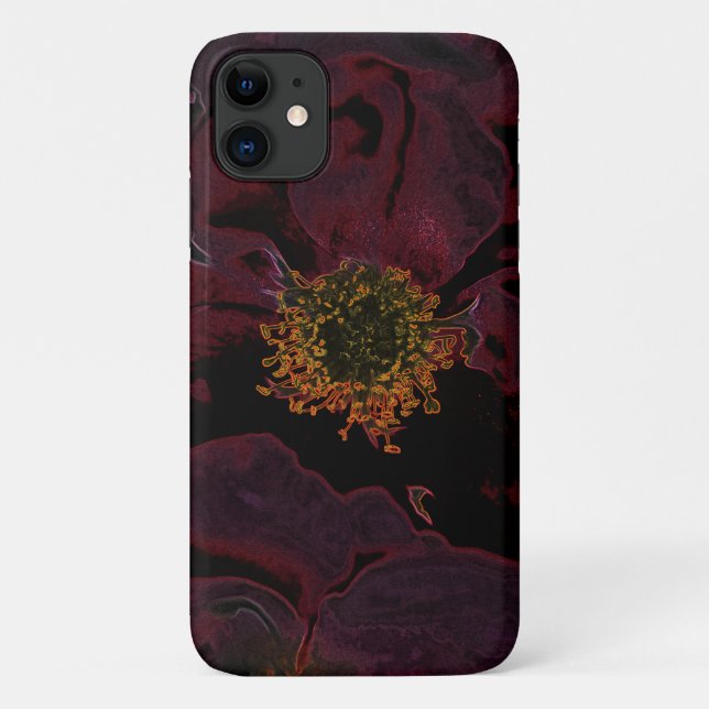 Coques Case-Mate iPhone Roses Buissons Neon (Dos)