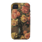 Roses dans un Vase de Pierre Renoir, Art Vintage
