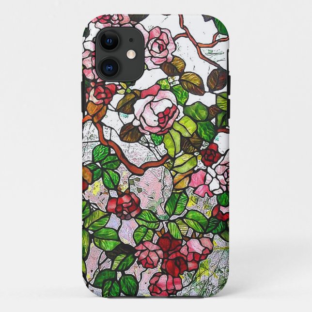 Coques Case-Mate iPhone Roses d'escalade - verre souillé (Dos)