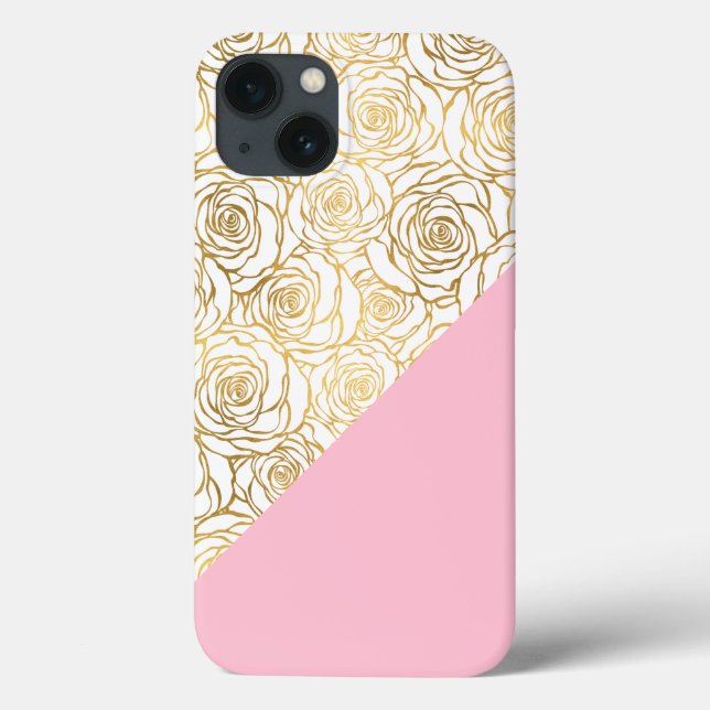 Coques Case-Mate iPhone Roses d'or rose (Verso)