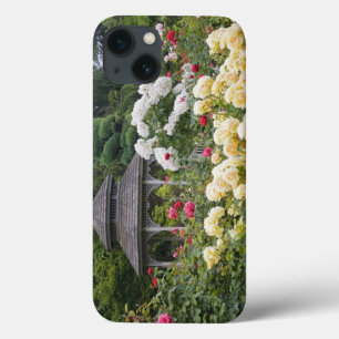 Coques Pour iPhone Roses en fleurs et jardin des Roses de Gazebo