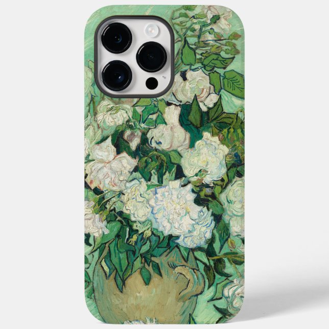 Coques Case-Mate iPhone Roses par Vincent Van Gogh (Verso)