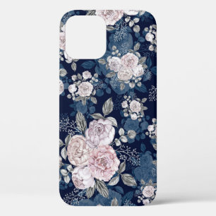 Case-Mate iPhone Case Roses roses roses Bleu foncé : Vintage