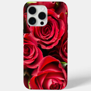 Coque iPhone 15 Pro Max Roses rouges