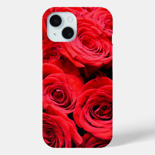 Coque Pour iPhone 15 Roses rouges