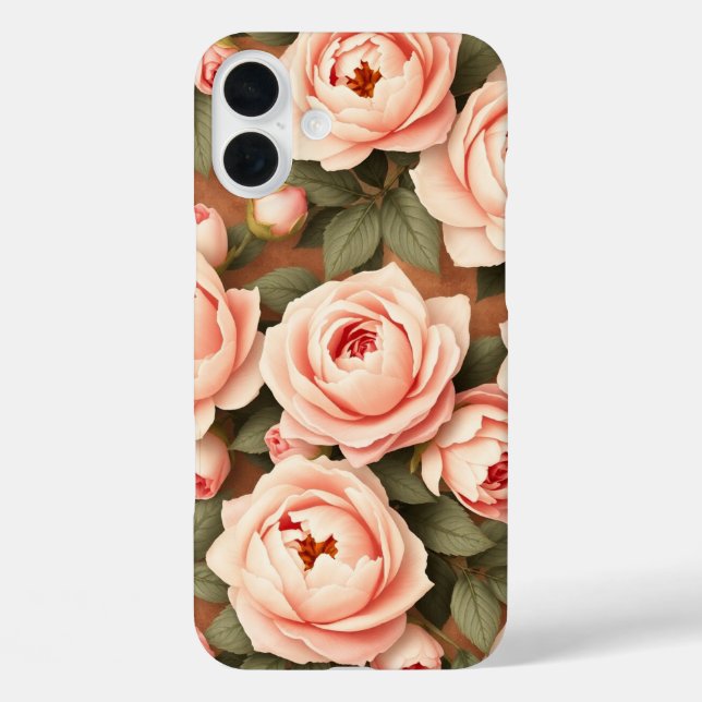 Coques Case-Mate iPhone Roses vintages (Verso)