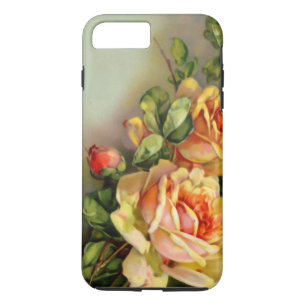 Coques Pour iPhone Roses vintages d'or