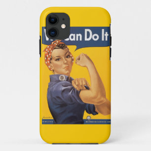 Case-Mate iPhone Case Rosie le Riveter "Nous pouvons le faire"