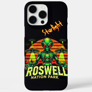 Coques iPhone 16 Pro Max Roswell’s Cosmic Getaway vous attend !