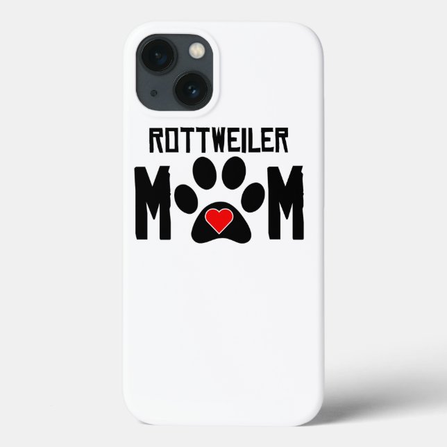 Coques Case-Mate iPhone Rottweiler Mom (Verso)
