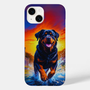 Coque Pour iPhone 14 Rottweiler Rottie Dog