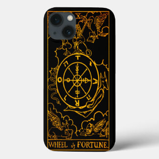 Case-Mate iPhone Case Roue de Fortune Tarot Card | Or Et Noir | Maj