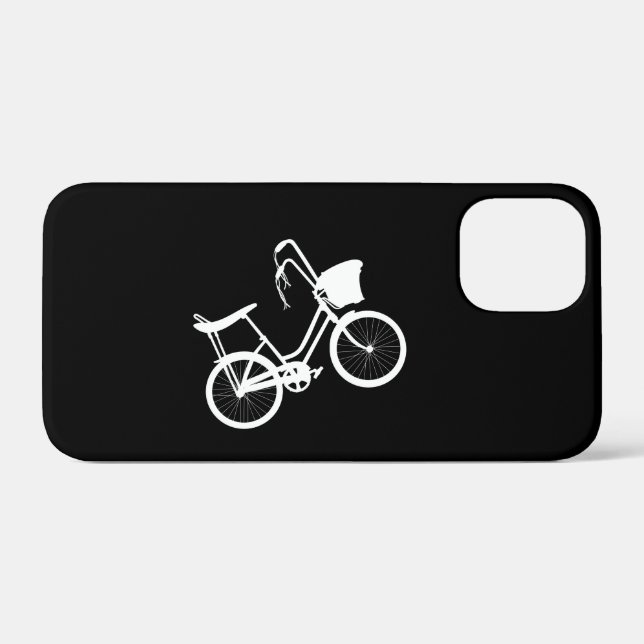 Coques Case-Mate iPhone Roue des années 80 (blanche) (Verso (horizontal))
