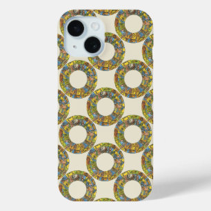Coque Pour iPhone 15 Roue du zodiaque astrologique céleste vintage