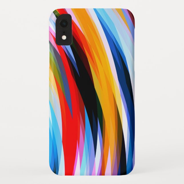 Coques Case-Mate iPhone Rouge bleu jaune noir (Dos)