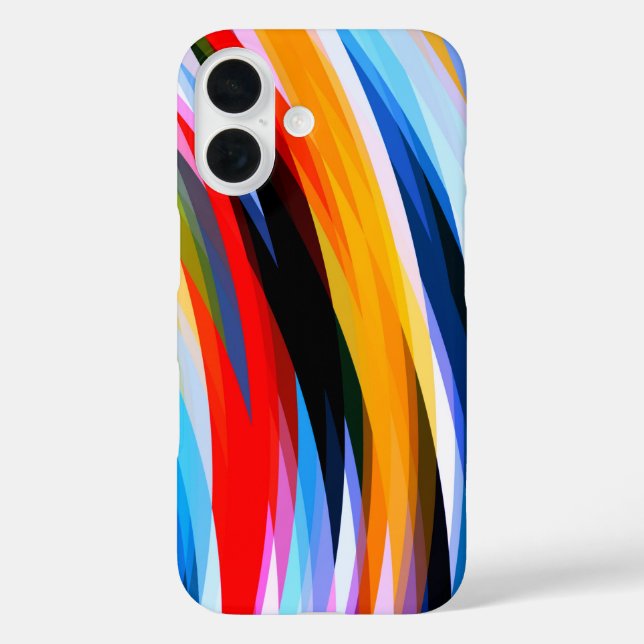 Coques Case-Mate iPhone Rouge bleu jaune noir (Verso)