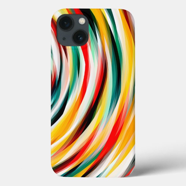 Coques Case-Mate iPhone Rouge bleu jaune noir (Verso)