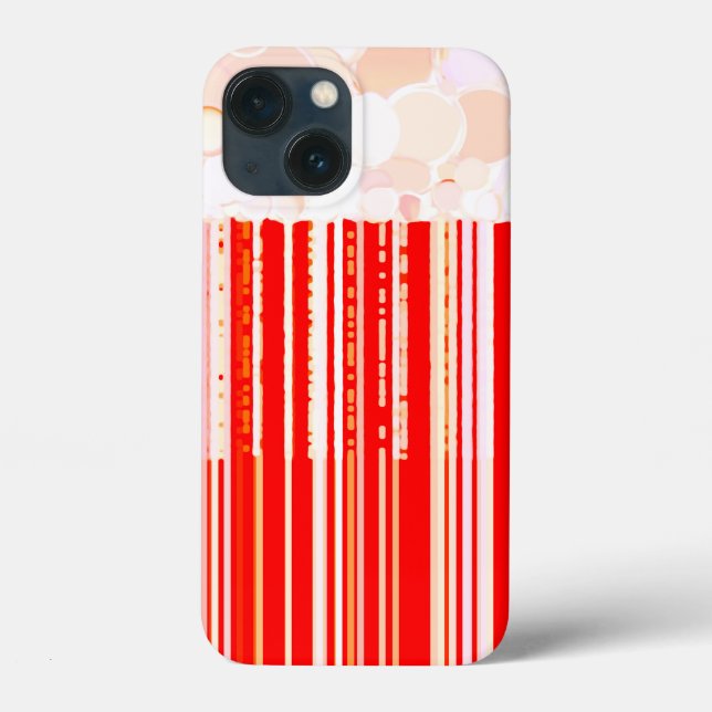 Coques Case-Mate iPhone Rouge et blanc rustique (Verso)