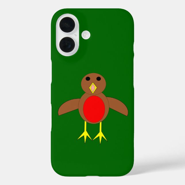 Coques Case-Mate iPhone Rouge-gorge de Noël (Verso)