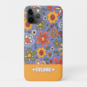 Case-Mate iPhone Case Rouge jaune rétro Boho Chic Super Floral