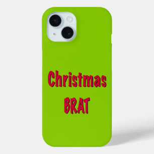 Coque Pour iPhone 15 Rouge Noël Et Vert Bras