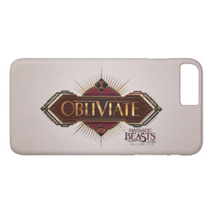 Coques Pour iPhone Rouge & Or Art Déco Obliviate Spell Graphisme