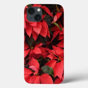 iPhone 13 Case Rouge Poinsettias II Noël Fête Florale